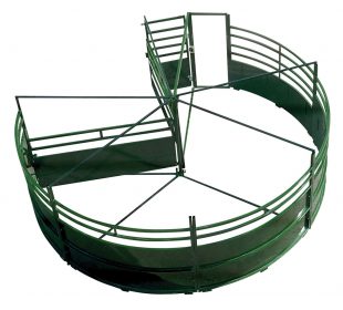 Overhead view of 3E BudFlow cattle tub