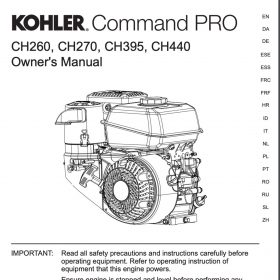 Kohler Command Pro Owner's Manual Cover