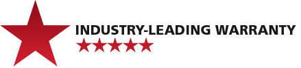 Arrowquip 5-Star Industry Leading Warranty Badge